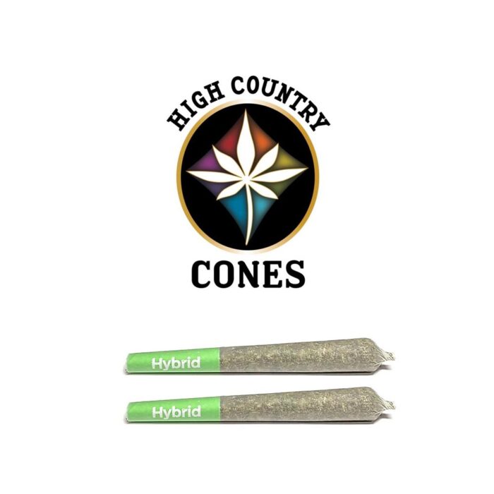 High Country Infused Pre-Roll 2pk Hybrid Blue Apricot Gasoline 1g - Image 1