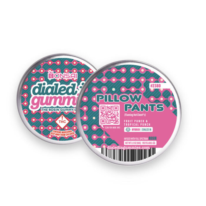 Dialed In... Rosin Gummies Pillow Pants 100mg - Image 1