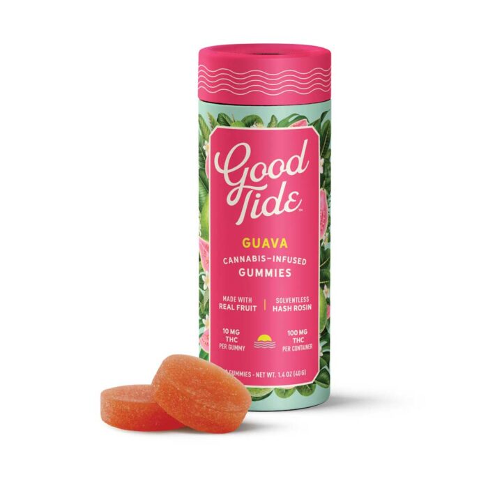 Good Tide Rosin Gummies Hybrid Guava 100mg - Image 1