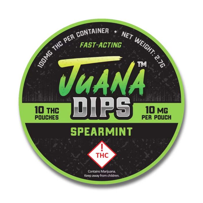 Juana Dips 10mg Pouches Spearmint 100mg - Image 1