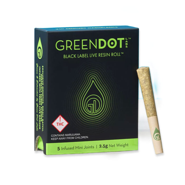Green Dot Labs Infused Pre-Roll 5pk Red Froot   Red Froot 2.5g - Image 1