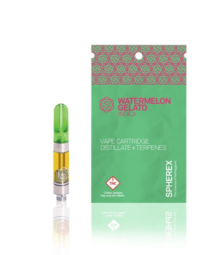 product_4849d31c-1ecb-4359-8295-eaebfb902d28 Spherex Cart Indica Watermelon Gelato 1g - Image 1