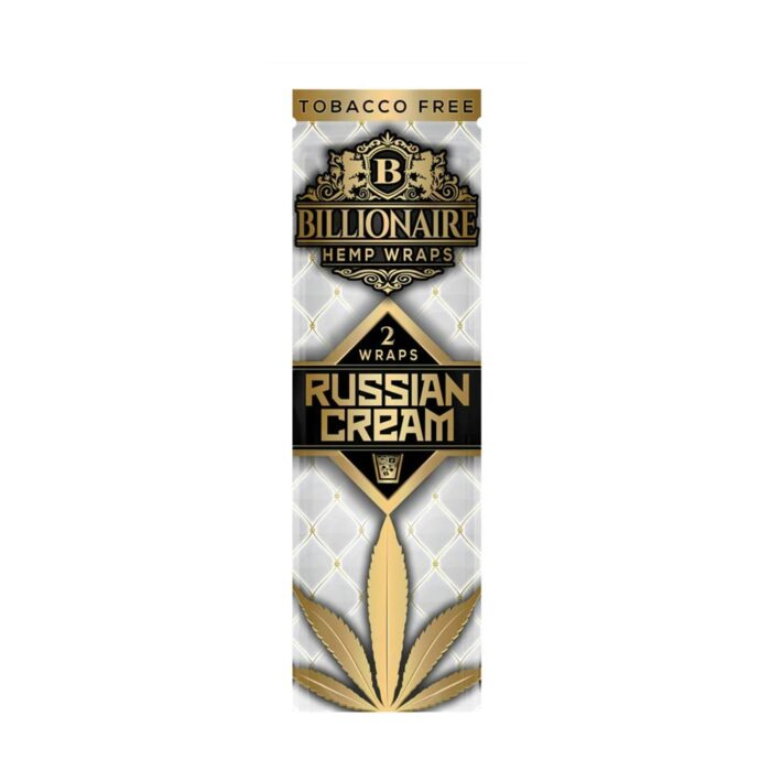 Billionaire Hemp Wraps Russian Cream 2pk - Image 1