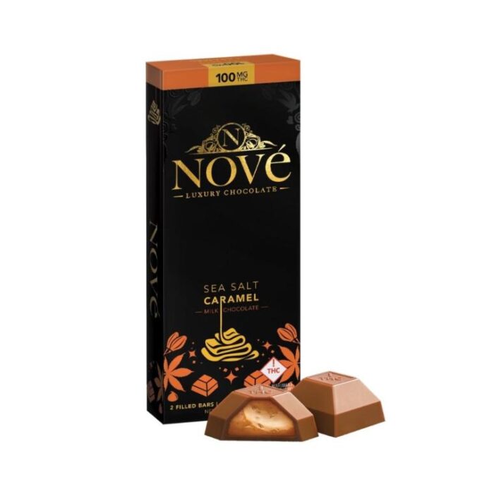 product_8ca1f310-2fec-4d91-a326-adac46bc0df9 Nove Milk Chocolate Bar Sea Salt Caramel 100mg - Image 1