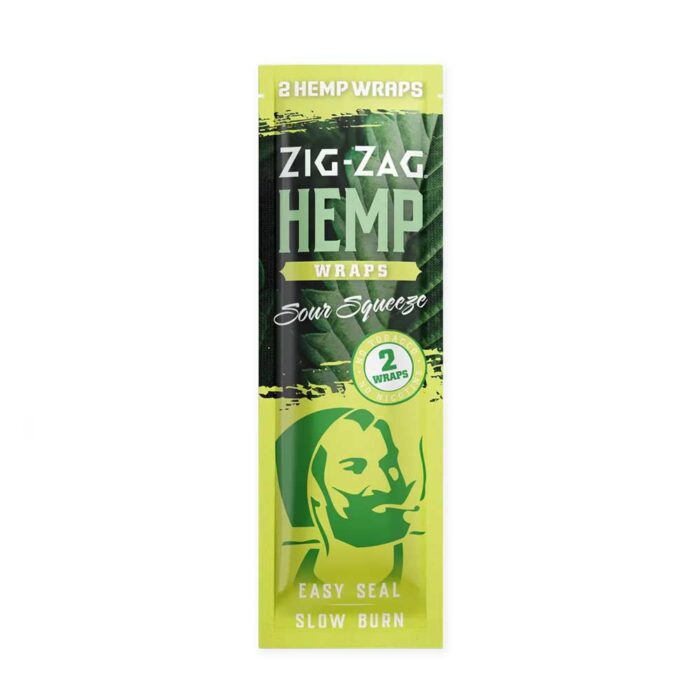 product_8ea57fc4-5d3c-4fb2-9718-519c28b0f1ea Zig Zag Hemp Wraps Sour Squeeze 2pk - Image 1