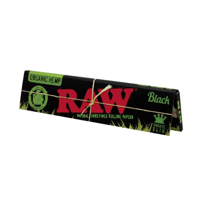 product_bbf6c779-9163-495f-8f81-9ead94775e12 RAW Black Organic Hemp Papers King Size Slim - Image 1