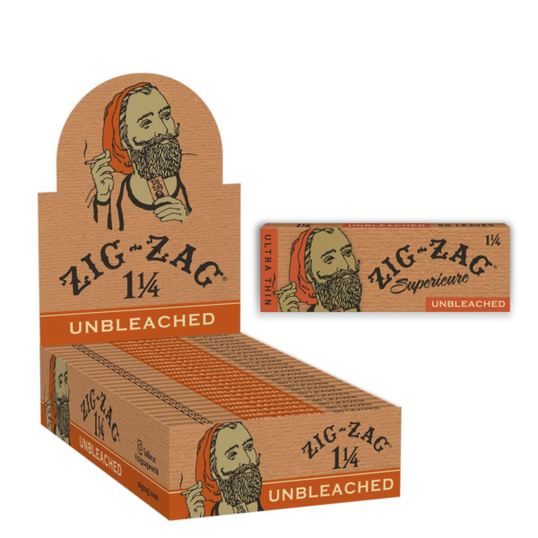 product_cac50759-3163-48b4-9237-0b22147ae5cb Zig Zag Unbleached Ultra Thin Papers 1 1/4" - Image 1