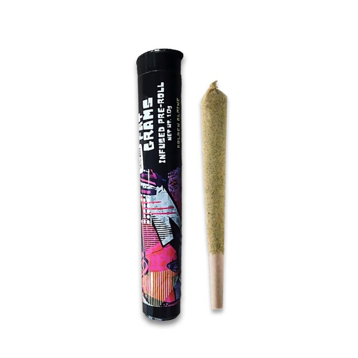 Fat Grams Live Resin Pre-Roll Indica Knight Ryder 1g - Image 1