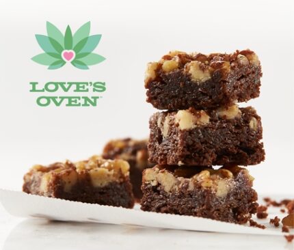 Love's Oven Turtle Brownies 100mg