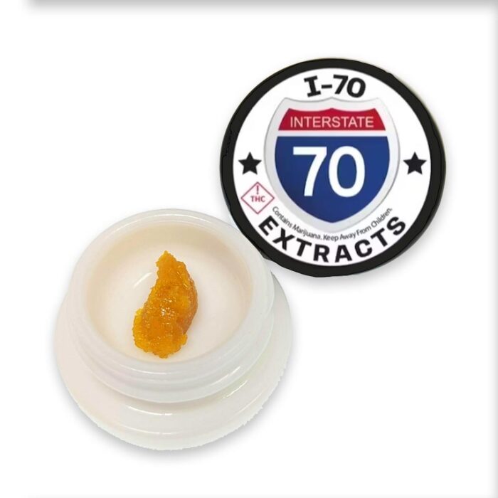 I-70 Extracts Sugar Wax Peanut Butter Breath 1g - Image 1