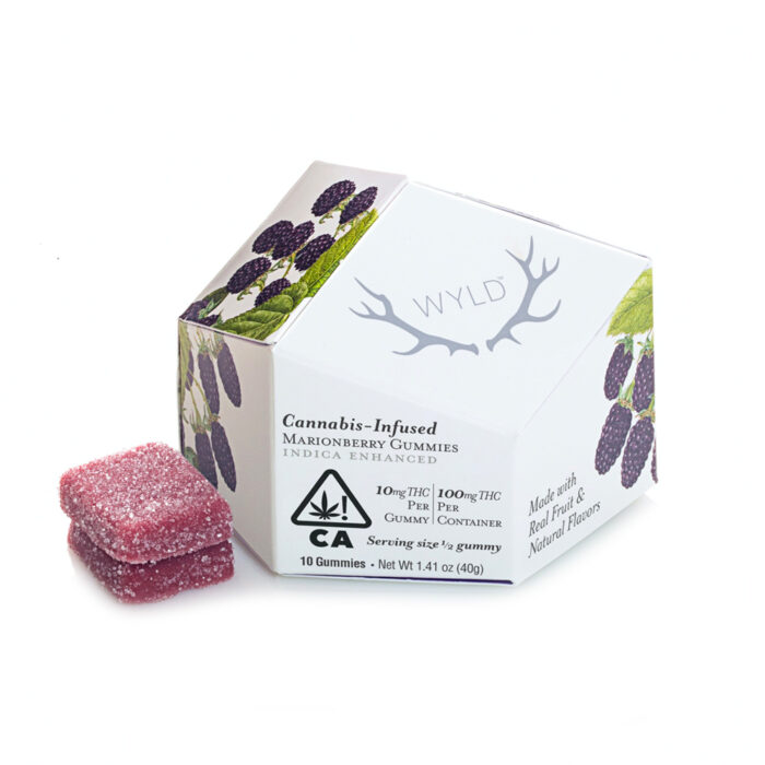 Wyld Gummies Indica Marionberry 100mg - Image 1