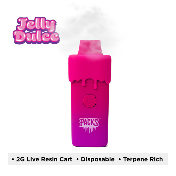 Packwoods Packs Live Resin AIO Hybrid Peach Crescendo 2g - Image 1