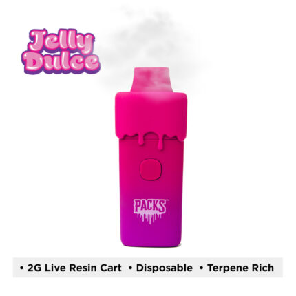 Packwoods Packs Live Resin AIO Indica Berry Cheesecake 2g