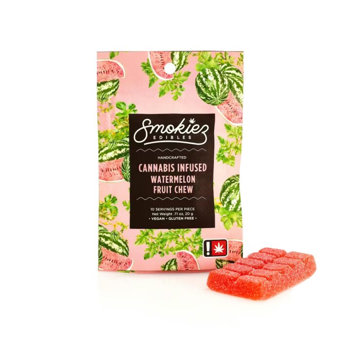 product_8b4d20ac-38ba-4f1d-ba24-4c4d3831d076 Smokiez Chews Hybrid Watermelon 100mg - Image 1