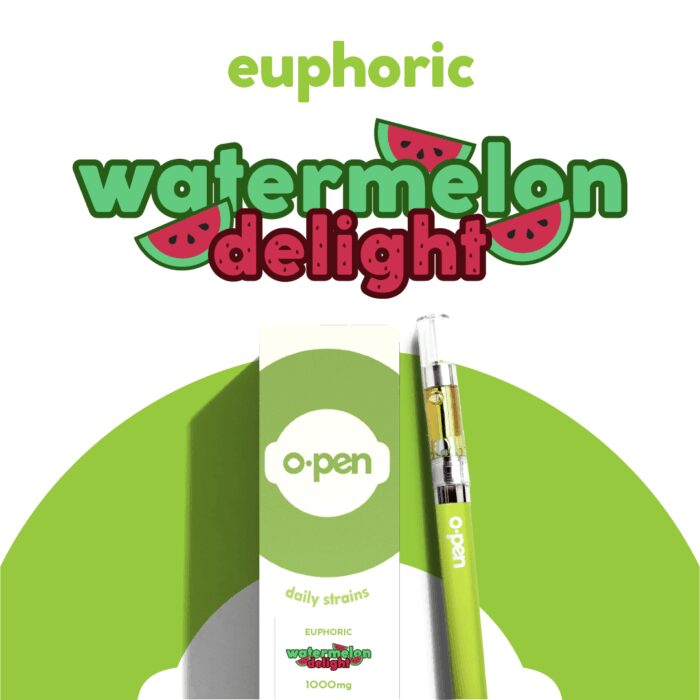 O.Pen Daily Strains Cart Euphoric Hybrid Watermelon Delight 1g - Image 1