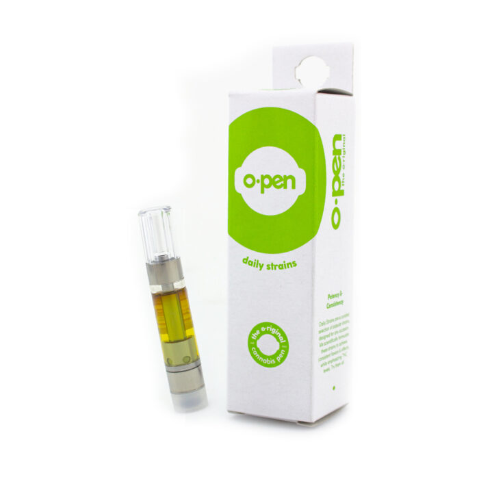 O.Pen Daily Strains Cart Euphoric Hybrid Banana Cream Cake 1g - Image 1