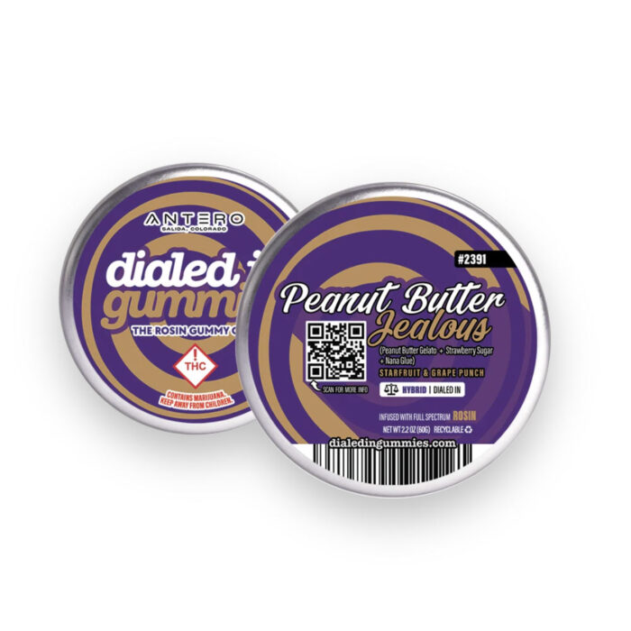 Dialed In... Rosin Gummies Bubble Bath 100mg - Image 1