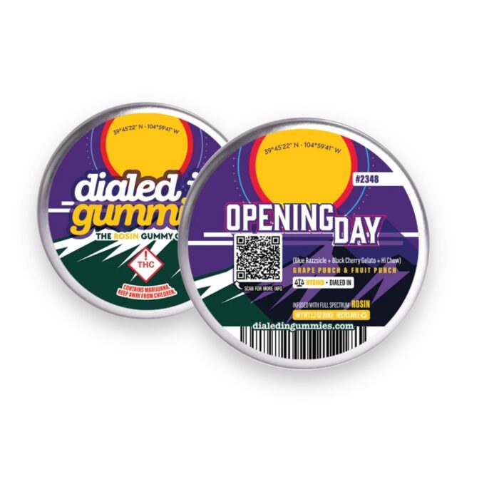 Dialed In... Rosin Gummies Hat Trick 100mg - Image 1