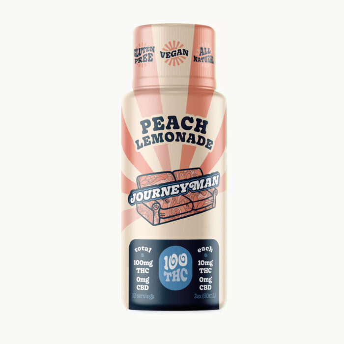 Journeyman Hash Rosin Drink Peach Lemonade 100mg - Image 1