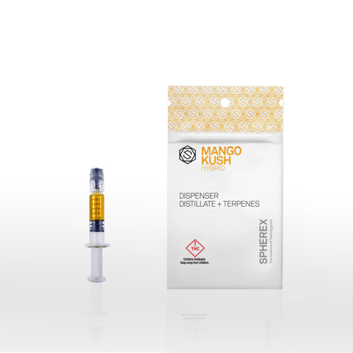 Spherex Distillate Dispenser Hybrid Mango Kush 1g - Image 1