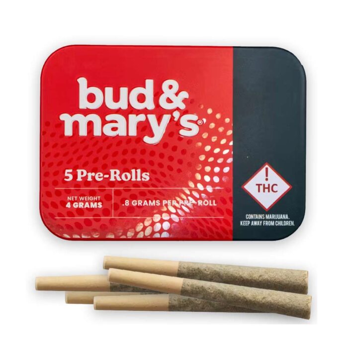 Bud & Mary's Pre-Roll 5pk Apple Fritter 4g - Image 1