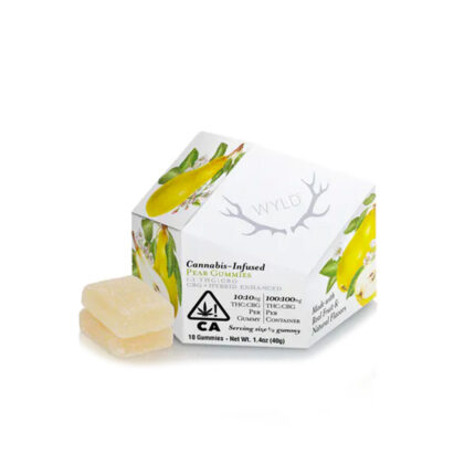 Wyld Gummies 1:1 Hybrid Pear 100mg