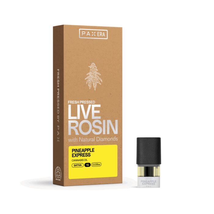 Pax Live Rosin Pod Sativa Pineapple Express 1g - Image 1