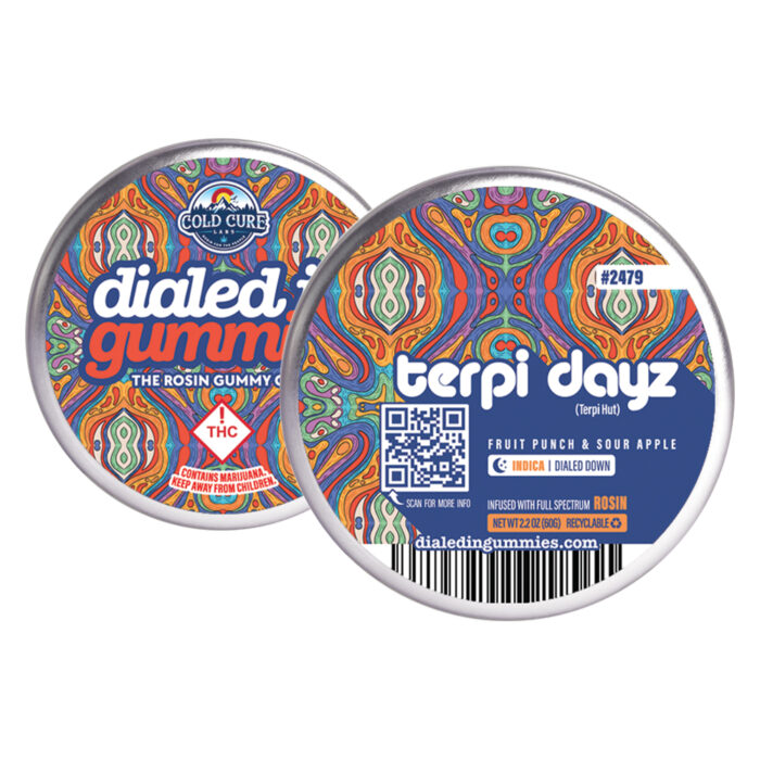 product_00f75dd2-cff5-45e0-8ee8-0db4f4f3fd29 Dialed In... Rosin Gummies Terpi Dayz 100mg - Image 1