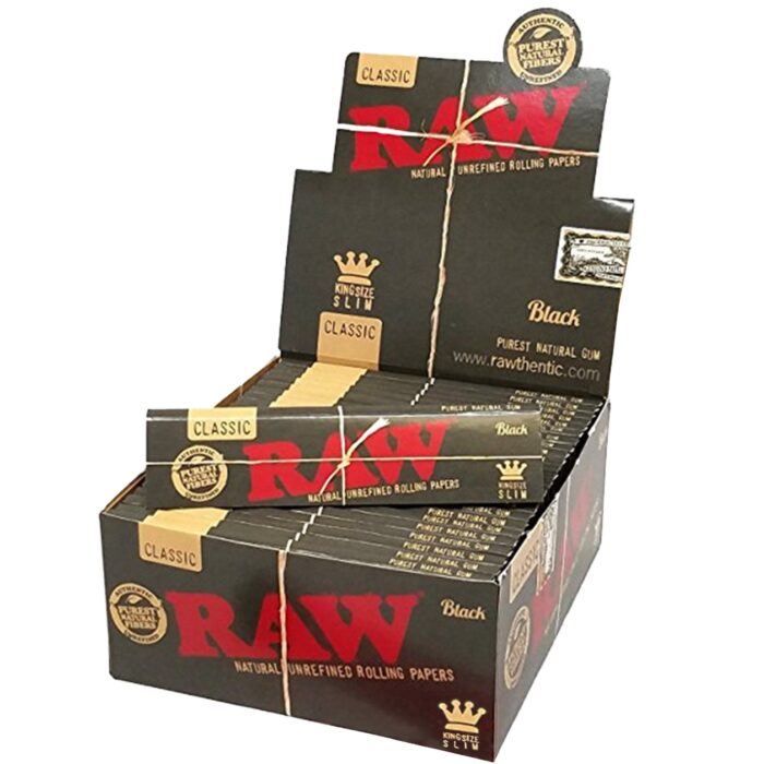 product_380a4b13-36bc-4e7d-88a5-6312cb686011 RAW Black Classic Papers King Size Slim - Image 1