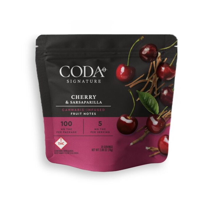 Coda Fruit Notes Cherry & Sarsaparilla 100mg - Image 1