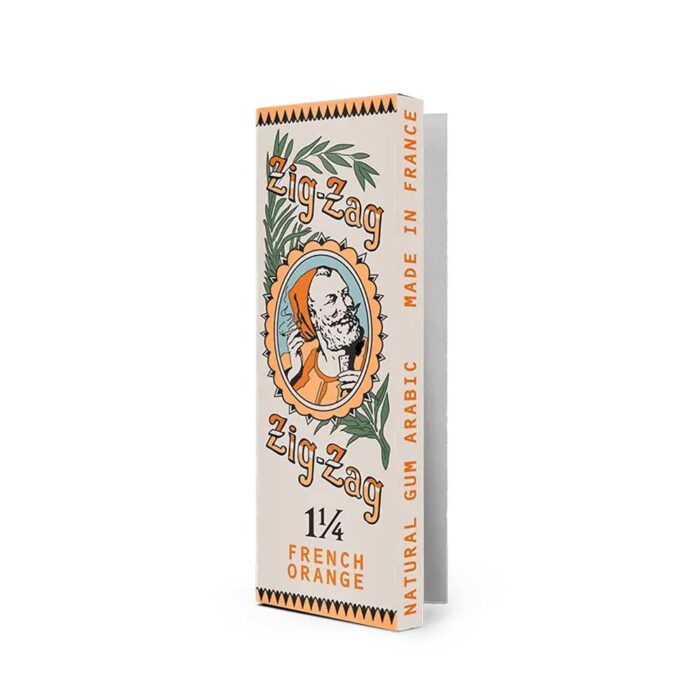 Zig Zag French Orange Papers 1 1/4" - Image 1