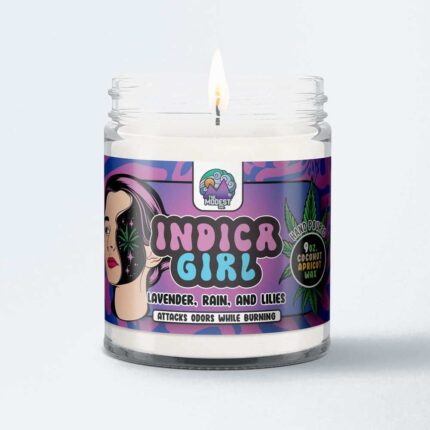 The Modest Co Indica Girl Rainwater, Lavender & Lillies Candle