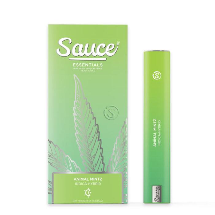 Sauce Live Resin Disposable Indica Animal Mintz 1g - Image 1