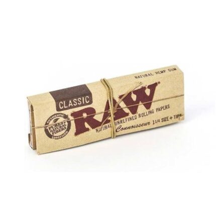 RAW Classic Connoisseur Papers 1 1/4" w/ Tips