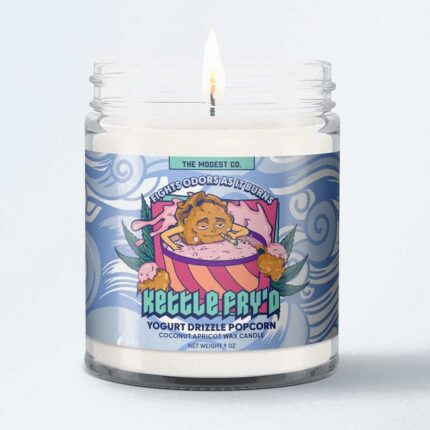 The Modest Co Kettle Fryd Gourmet Popcorn with Yogurt Clusters Candle