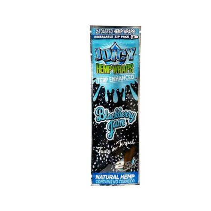 Juicy Hemp Wraps Blackberry Jam 2pk