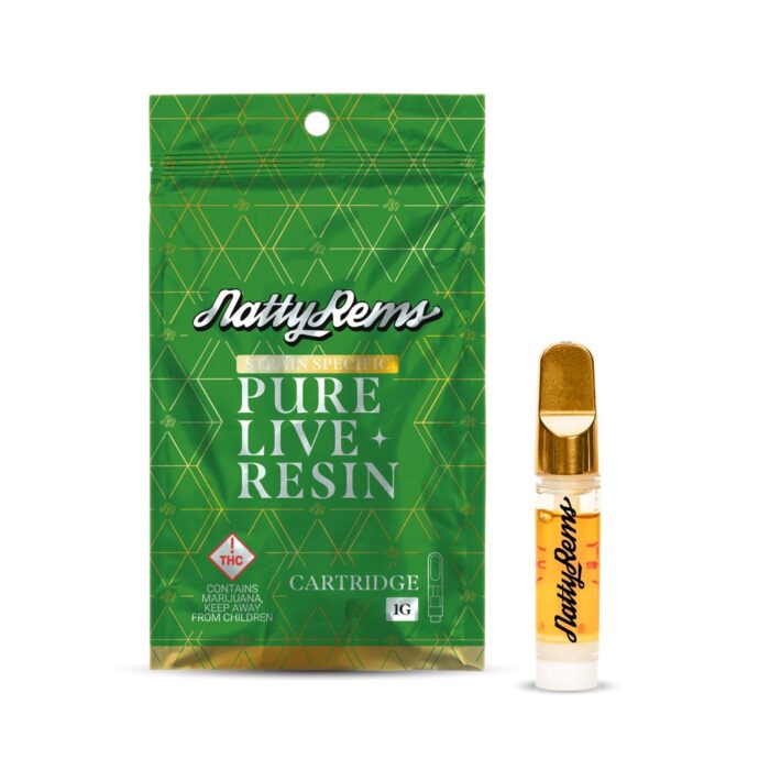 product_46849dfd-1556-438e-8ec3-5954722c6c8d Natty Rems Live Resin Cart Indica GMO 1g - Image 1