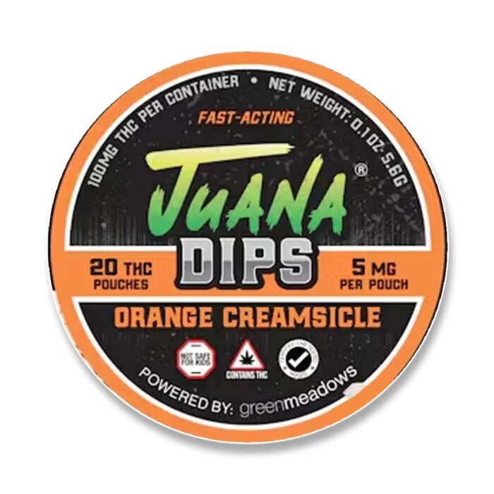 Juana Dips Pouches Orange Creamsicle 100mg - Image 1
