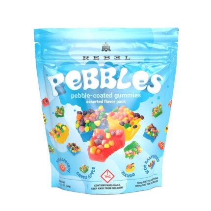 Rebel Pebbles Gummies Assorted Flavors 100mg