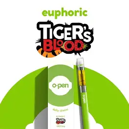 O.Pen Daily Strains AIO Euphoric Hybrid Tiger's Blood .5g