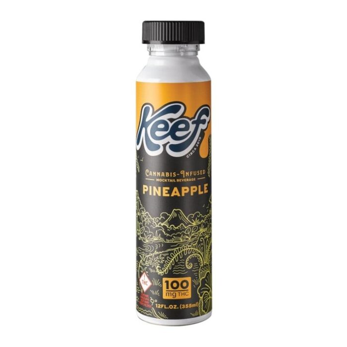 Keef Mocktail Drink Pineapple 100mg - Image 1