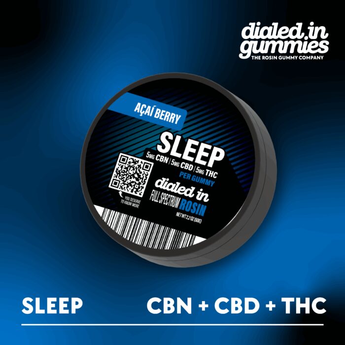 Dialed In... Rosin Gummies "Do Not Disburb" 1:1:1  CBN/CBD/THC 100mg - Image 1