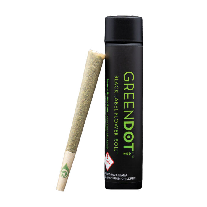 Green Dot Labs Black Label Pre-Roll Garlic Banger 1g - Image 1