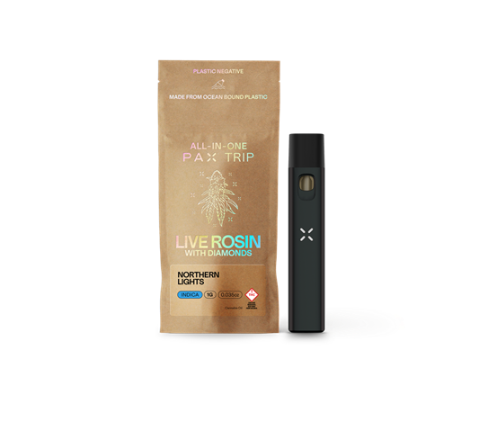 product_5b3f4202-13ca-442b-9021-90b89c9c1a50 Pax Trip Live Rosin Diamond Disposable Indica Purple Afghani 1g - Image 1