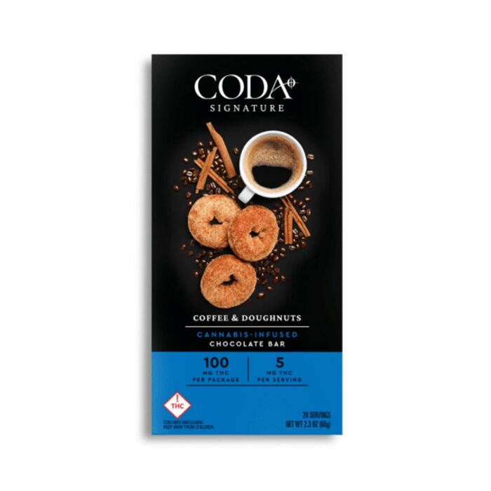 Coda Chocolates Coffee & Doughnuts 100mg - Image 1