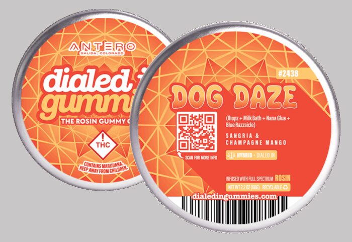 product_a4193dee-b6dc-4650-80b9-bd017665e5c7 Dialed In... Rosin Gummies Dog Face THC 100mg - Image 1