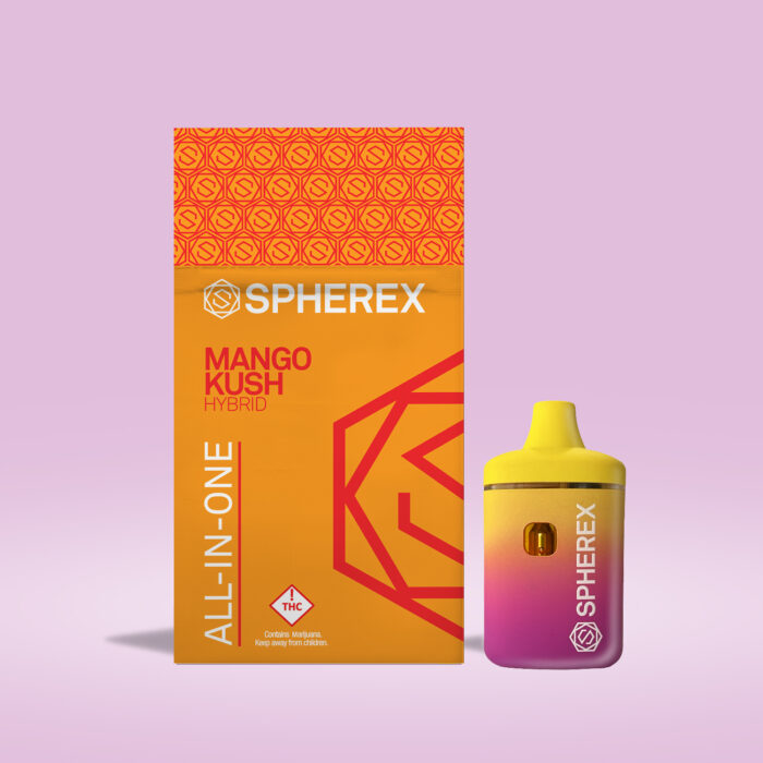 Spherex AIO Hybrid Mango Kush 1g - Image 1
