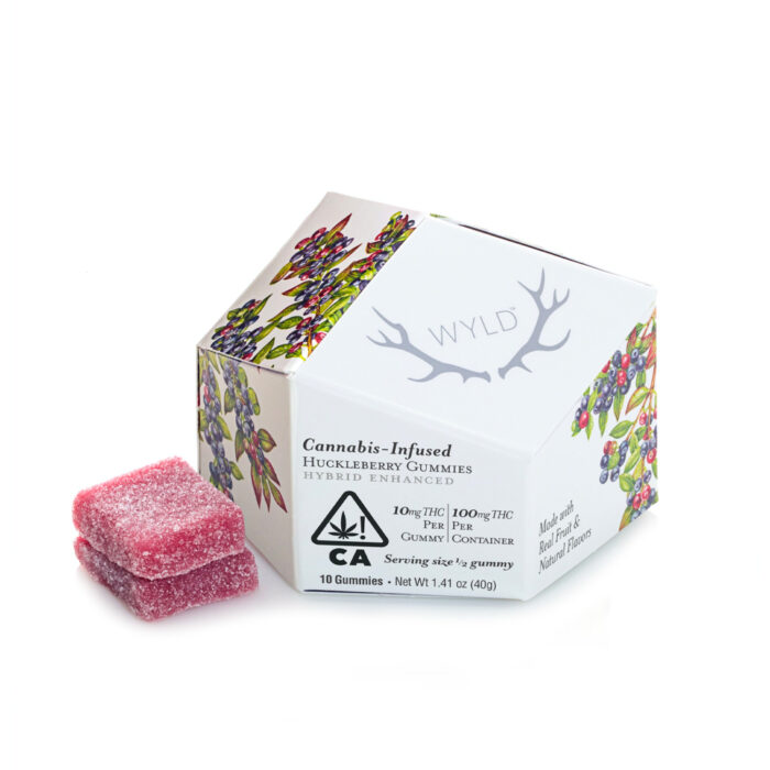 Wyld Gummies Hybrid Huckleberry 100mg - Image 1