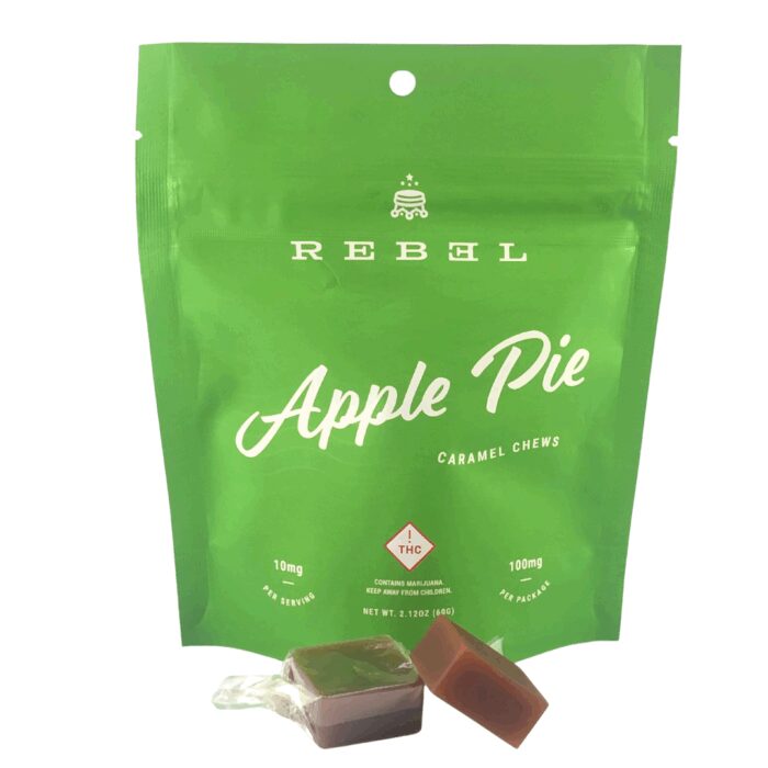 Rebel Chews Apple Pie 100mg - Image 1