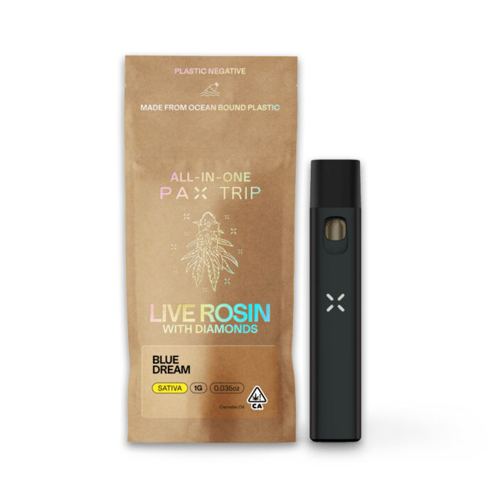 Pax Trip Live Rosin Diamond Disposable Sativa Blue Dream 1g - Image 1